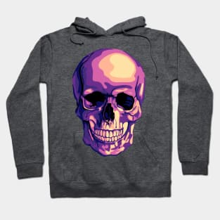 Artsy Sunset Skull Hoodie